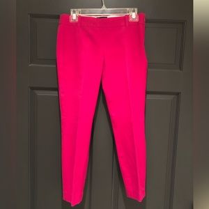 Gorgeous deep fushia colored J Crew cropped pants